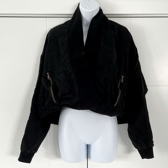 Young Fabulous & Broke/ Fara black reversible, utility cropped/ Size US S - Picture 4 of 17